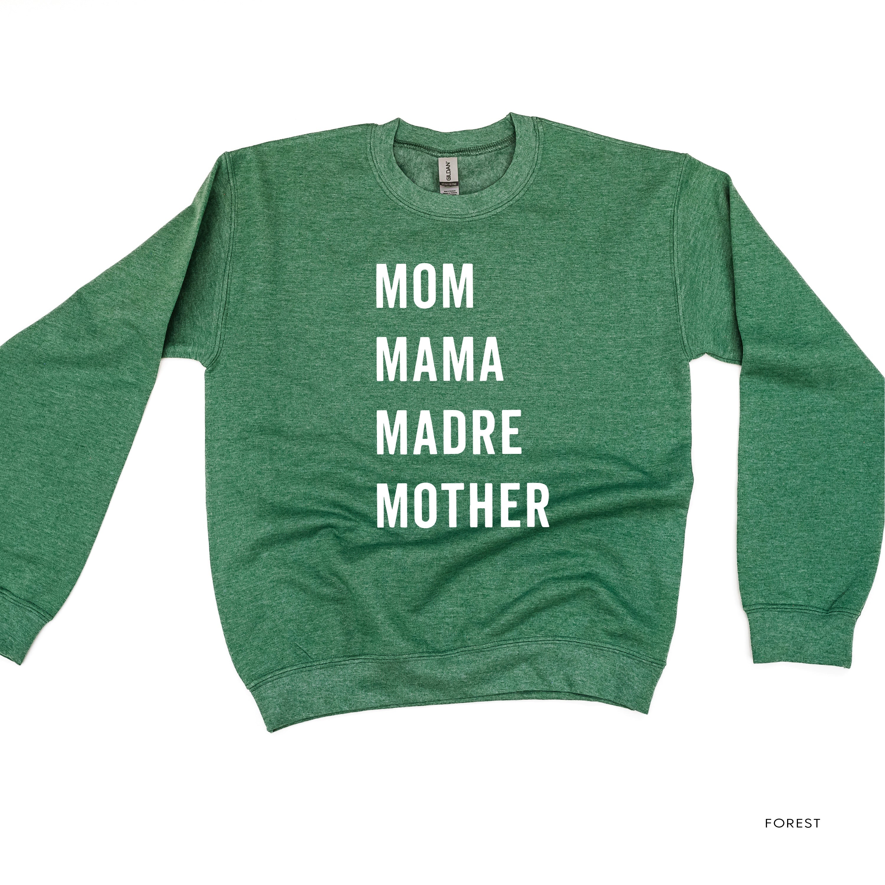 Mom Mama Madre Mother - Basics Collection - BASIC Fleece Little Mama Shirt Shop LLC