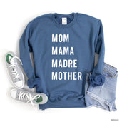 Mom Mama Madre Mother - Basics Collection - BASIC Fleece Little Mama Shirt Shop LLC
