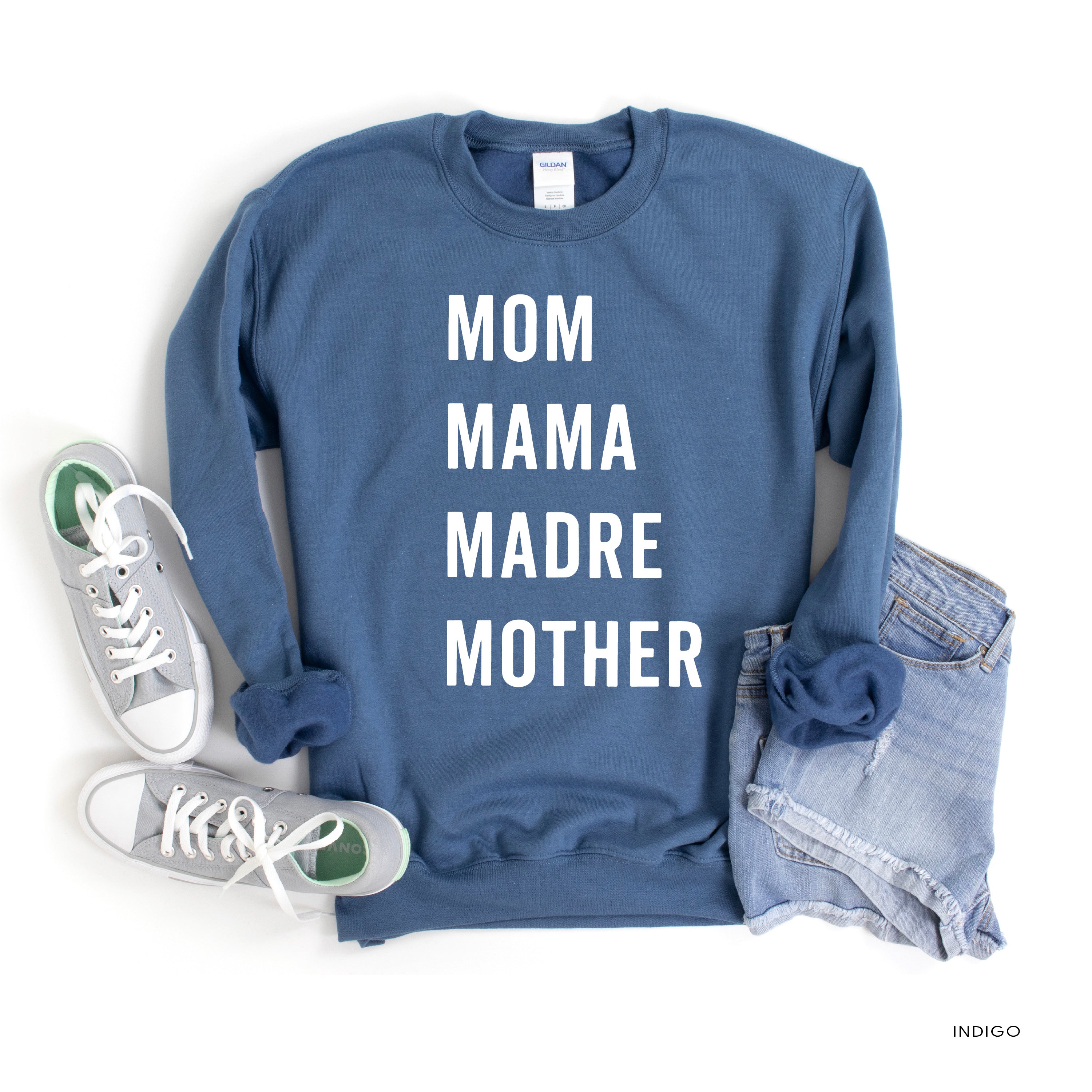 Mom Mama Madre Mother - Basics Collection - BASIC Fleece Little Mama Shirt Shop LLC