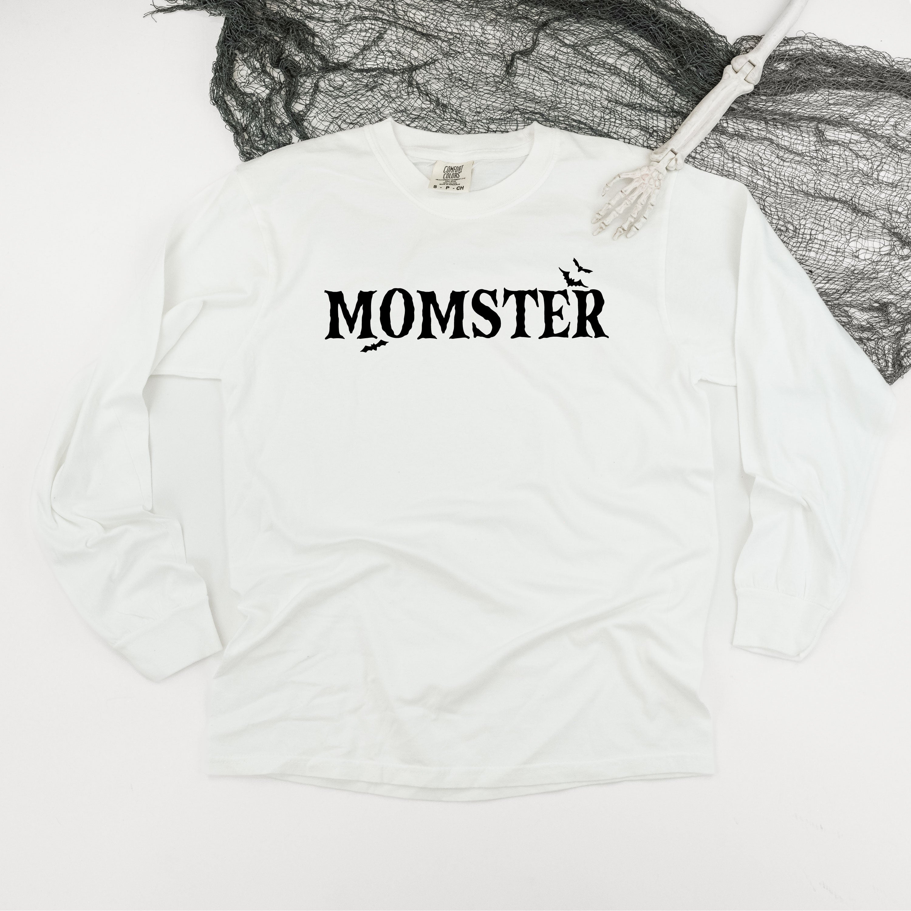 Momster - Long Sleeve Comfort Colors Tee Little Mama Shirt Shop