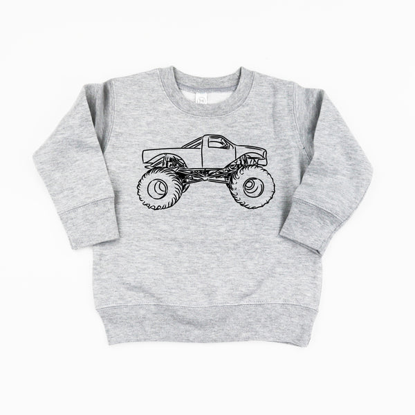 MONSTER TRUCK - Minimalist Design - Child Sweater