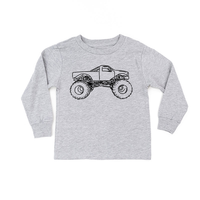 MONSTER TRUCK - Minimalist Design - Long Sleeve Child Shirt