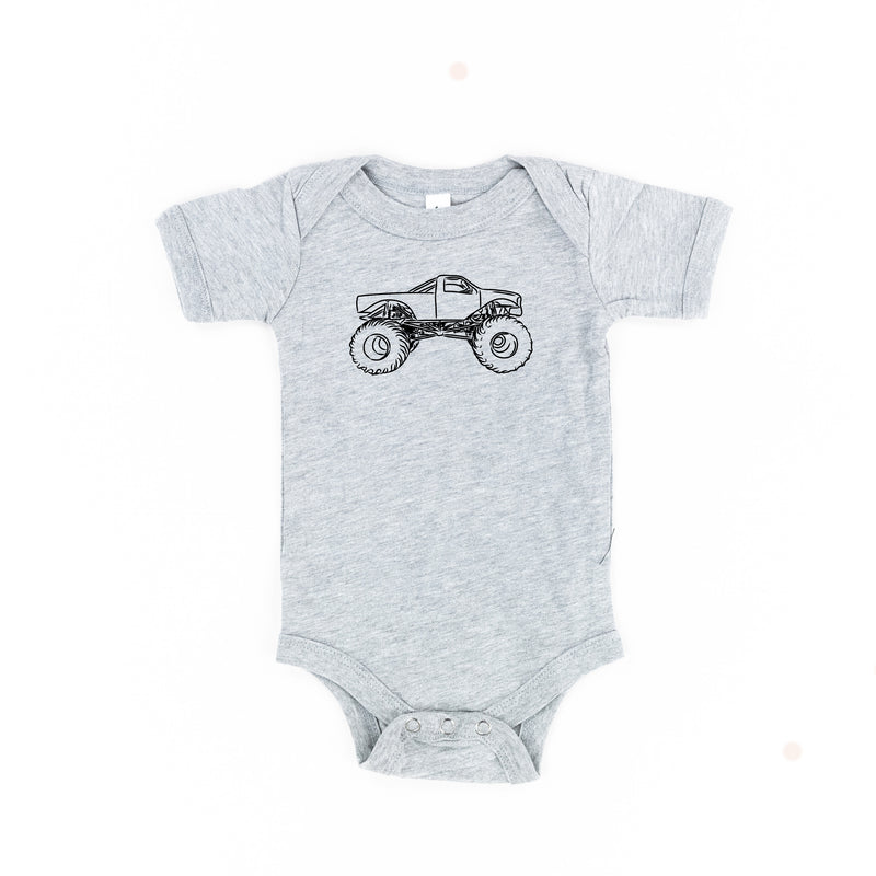 MONSTER TRUCK - Minimalist Design - Short Sleeve Child Shirt