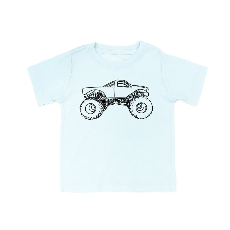 MONSTER TRUCK - Minimalist Design - Short Sleeve Child Shirt