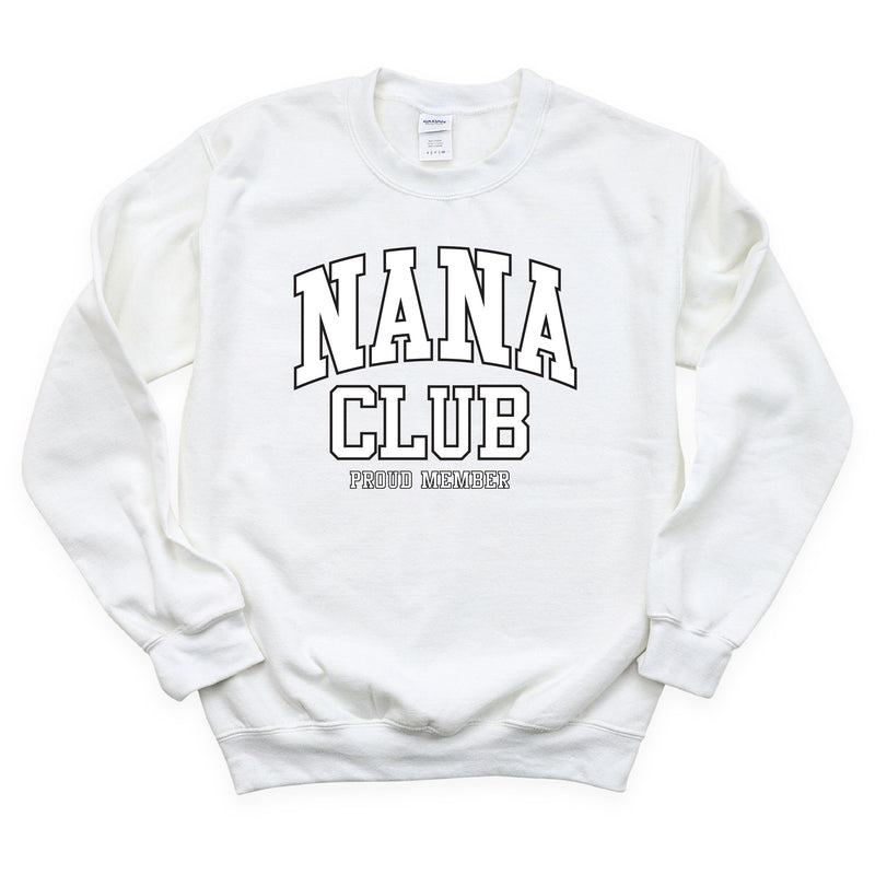 Varsity Style - NANA Club - Proud Member - BASIC FLEECE CREWNECK