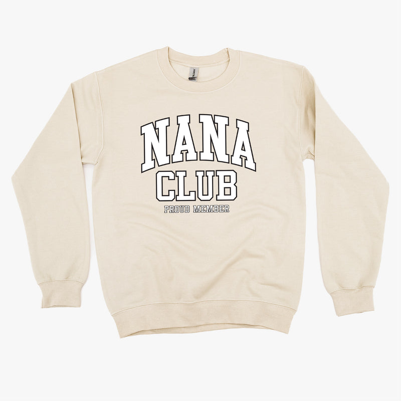 Varsity Style - NANA Club - Proud Member - BASIC FLEECE CREWNECK