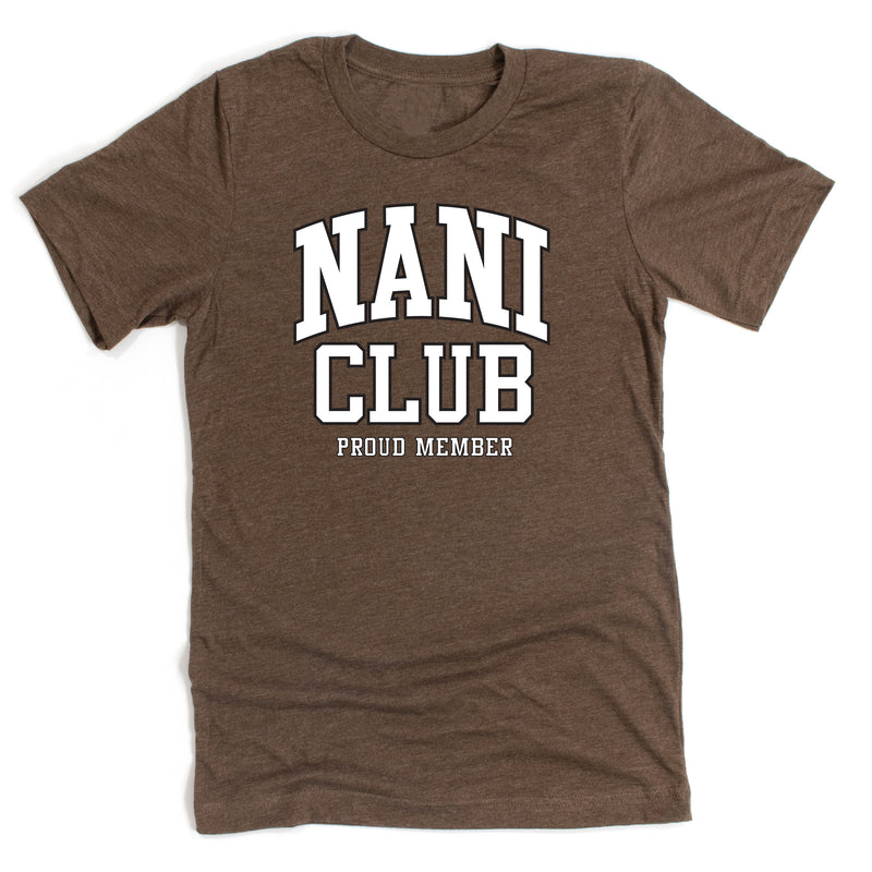 Varsity Style - NANI Club - Proud Member - Unisex Tee