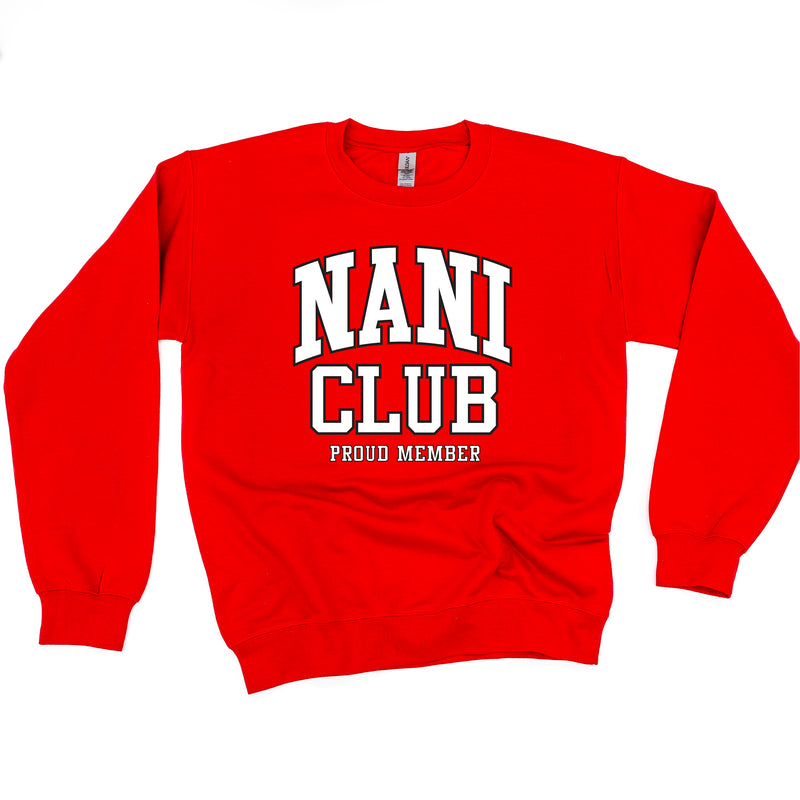 Varsity Style - NANI Club - Proud Member - BASIC FLEECE CREWNECK