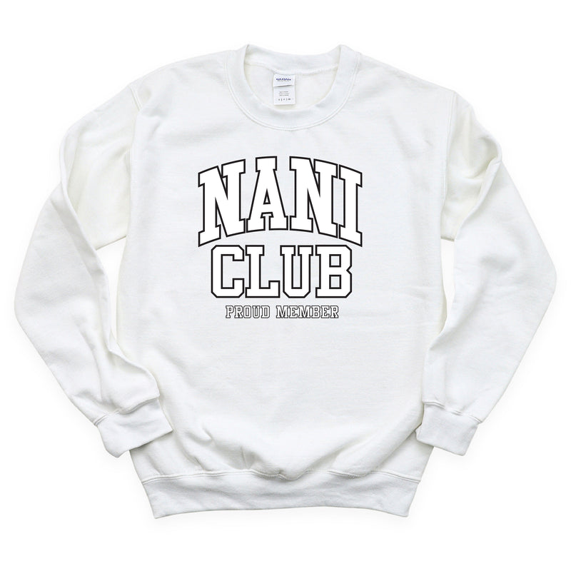 Varsity Style - NANI Club - Proud Member - BASIC FLEECE CREWNECK