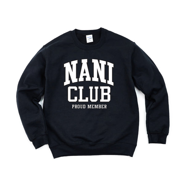 Varsity Style - NANI Club - Proud Member - BASIC FLEECE CREWNECK