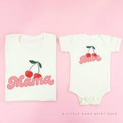 Mama/Babe Fruit - (Choose Your Fruit) - Set of 2 Matching Tees Little Mama Shirt Shop