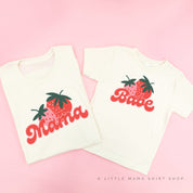 Mama/Babe Fruit - (Choose Your Fruit) - Set of 2 Matching Tees Little Mama Shirt Shop