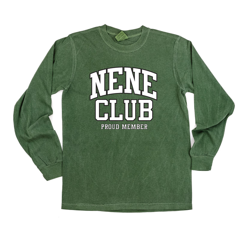 Varsity Style - NENE Club - Proud Member - LONG SLEEVE COMFORT COLORS TEE