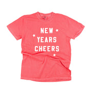 New Years Cheers - Block Font - Comfort Colors Tee Little Mama Shirt Shop