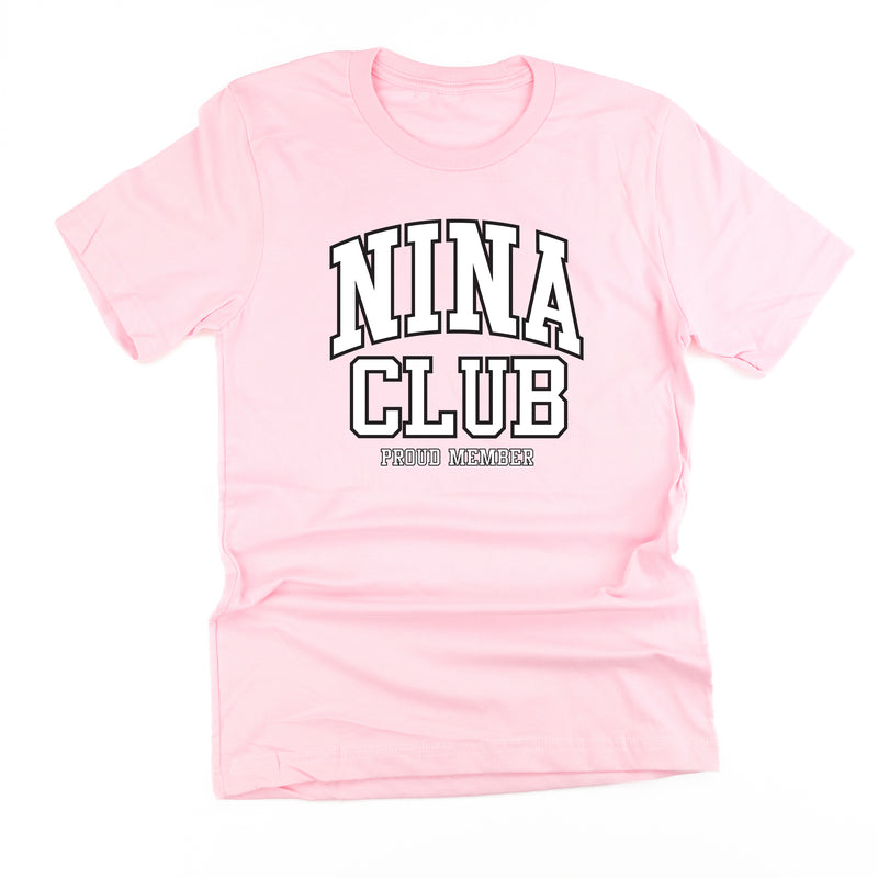 Varsity Style - NINA Club - Proud Member - Unisex Tee