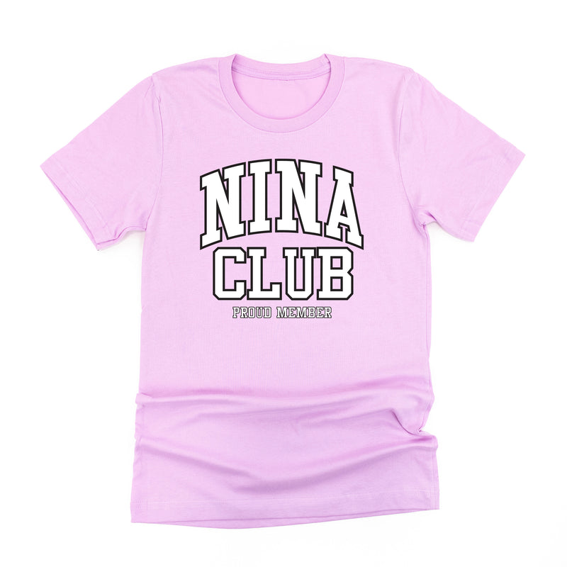 Varsity Style - NINA Club - Proud Member - Unisex Tee