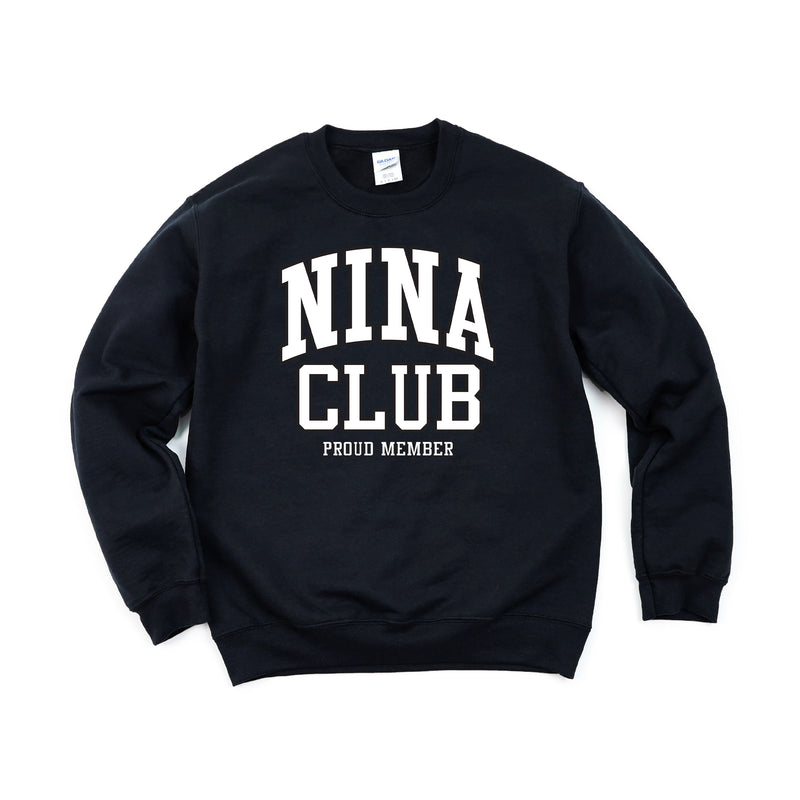 Varsity Style - NINA Club - Proud Member - BASIC FLEECE CREWNECK