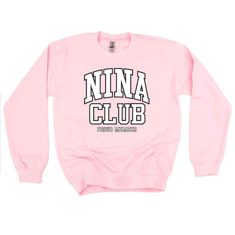 Varsity Style - NINA Club - Proud Member - BASIC FLEECE CREWNECK