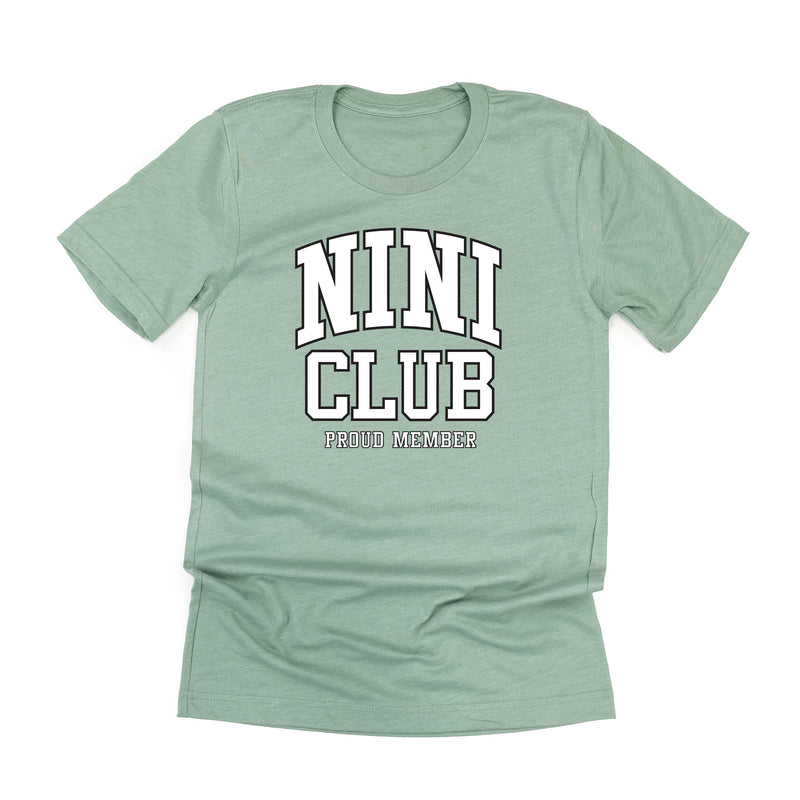 Varsity Style - NINI Club - Proud Member - Unisex Tee