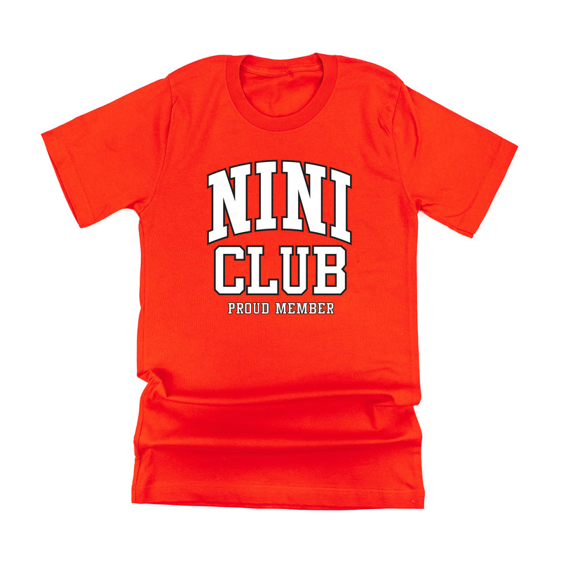 Varsity Style - NINI Club - Proud Member - Unisex Tee