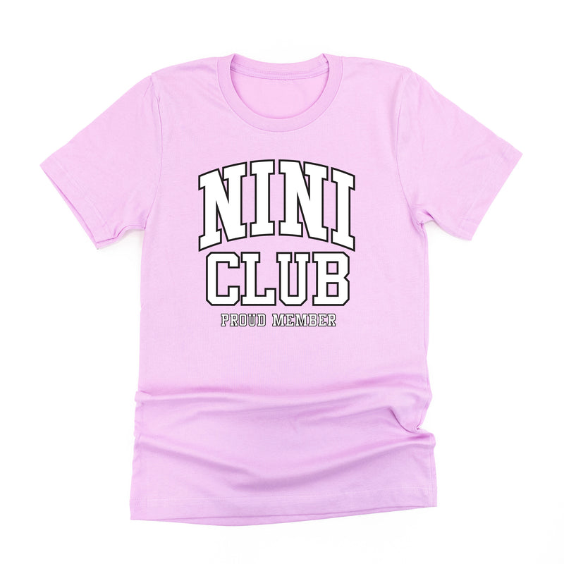 Varsity Style - NINI Club - Proud Member - Unisex Tee