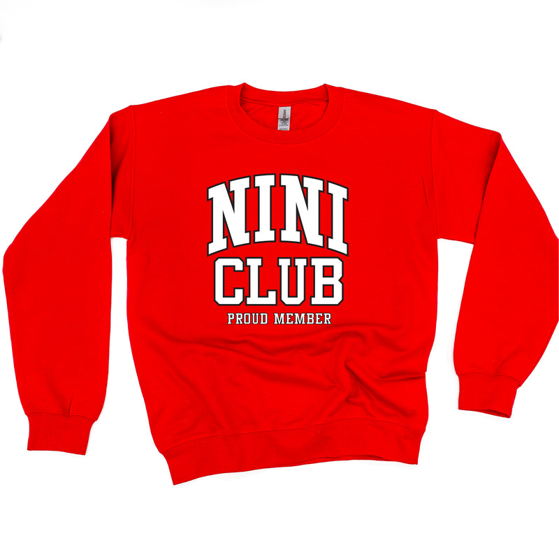 Varsity Style - NINI Club - Proud Member - BASIC FLEECE CREWNECK