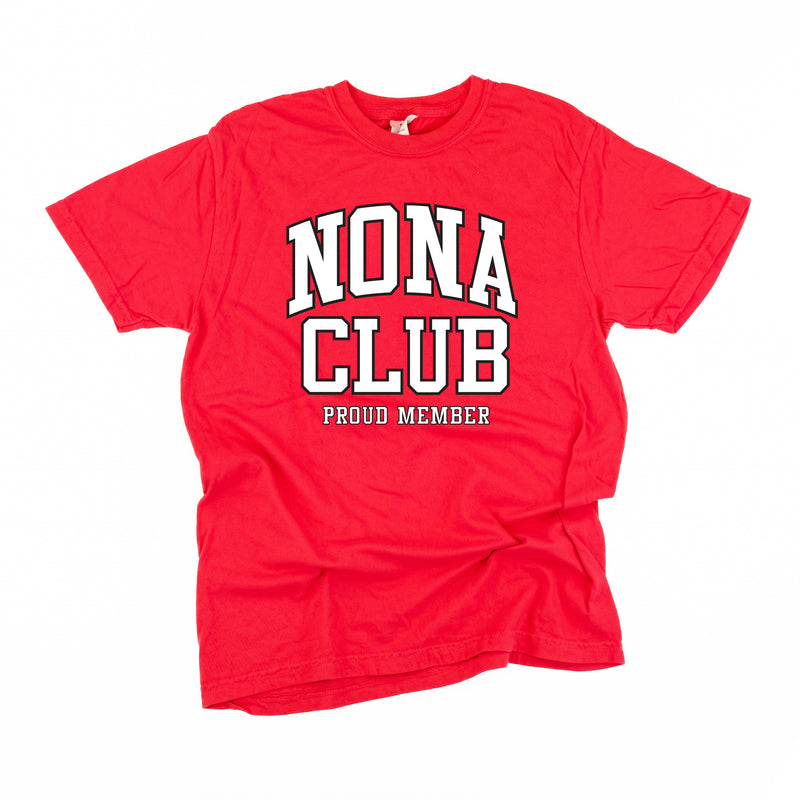 Varsity Style - NONA Club - Proud Member - SHORT SLEEVE COMFORT COLORS TEE