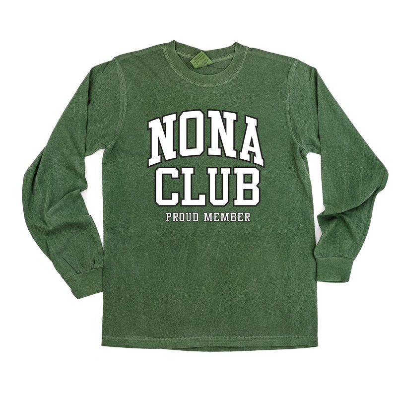 Varsity Style - NONA Club - Proud Member - LONG SLEEVE COMFORT COLORS TEE