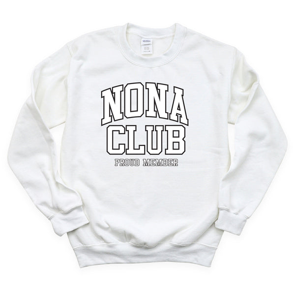 Varsity Style - NONA Club - Proud Member - BASIC FLEECE CREWNECK