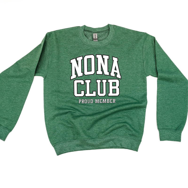 Varsity Style - NONA Club - Proud Member - BASIC FLEECE CREWNECK