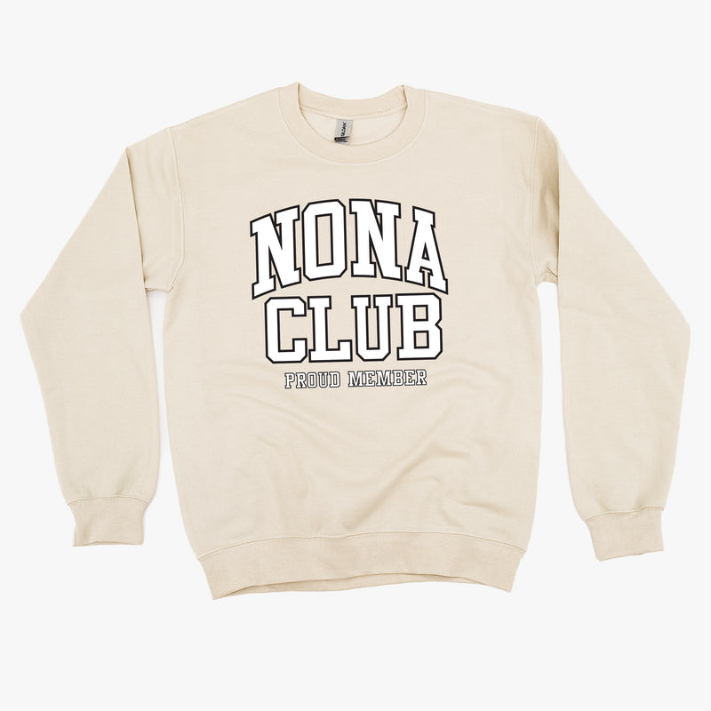 Varsity Style - NONA Club - Proud Member - BASIC FLEECE CREWNECK