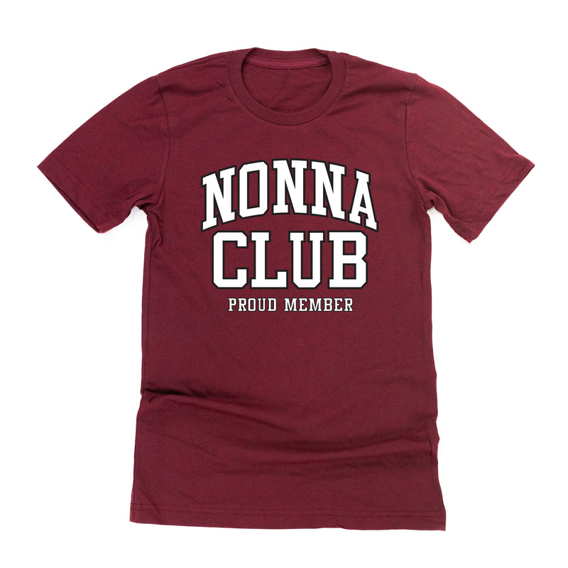 Varsity Style - NONNA Club - Proud Member - Unisex Tee