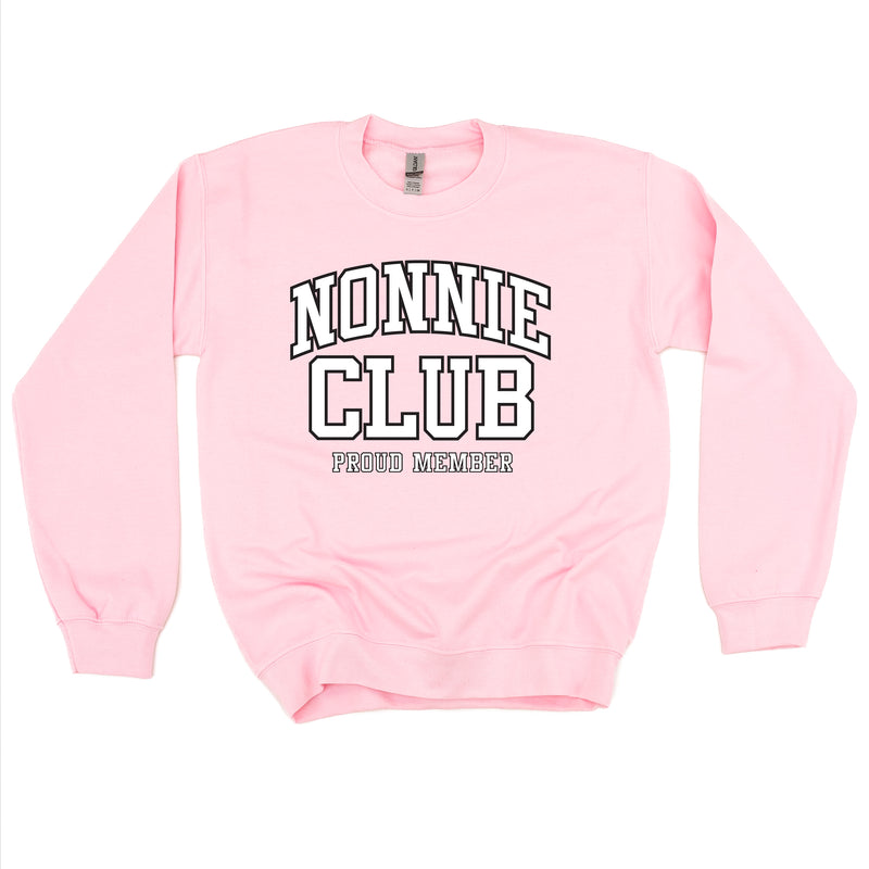 Varsity Style - NONNIE Club - Proud Member - BASIC FLEECE CREWNECK