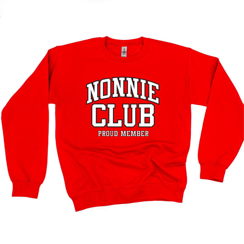 Varsity Style - NONNIE Club - Proud Member - BASIC FLEECE CREWNECK