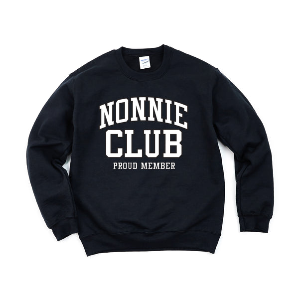 Varsity Style - NONNIE Club - Proud Member - BASIC FLEECE CREWNECK