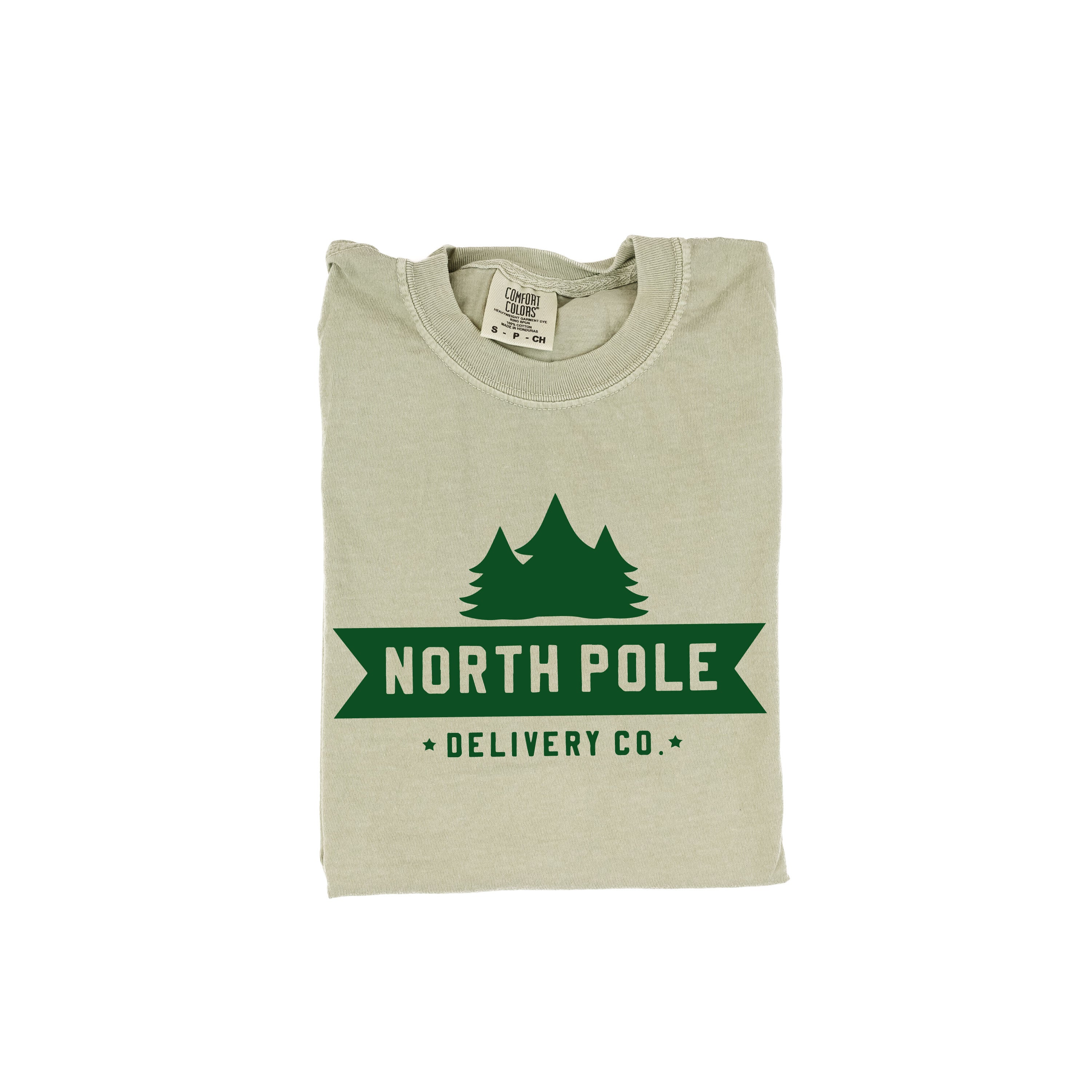 North Pole Delivery Co. - Comfort Colors Tee Little Mama Shirt Shop