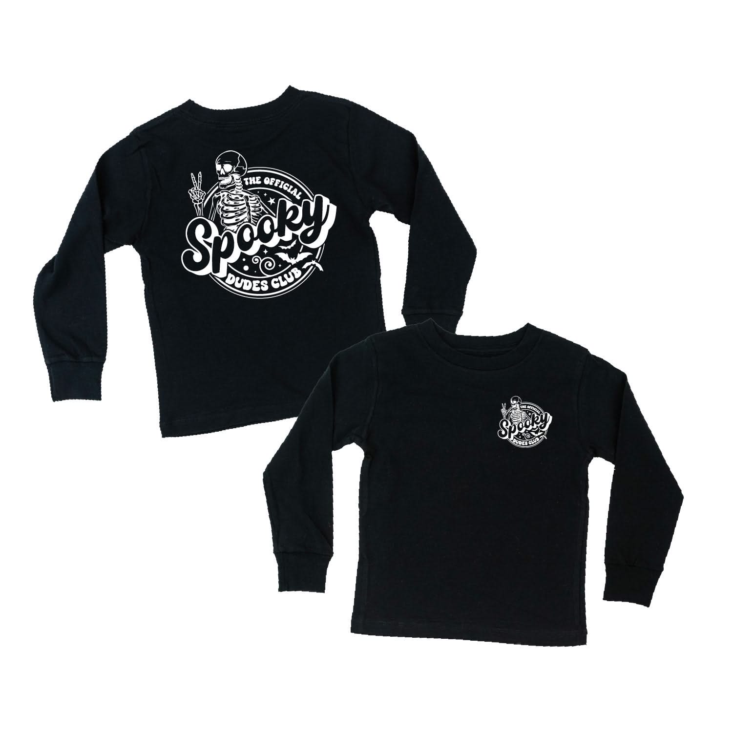The Official Spooky ______ Club - (Choose Your Club) - Child Long Sleeve Tee Little Mama Shirt Shop