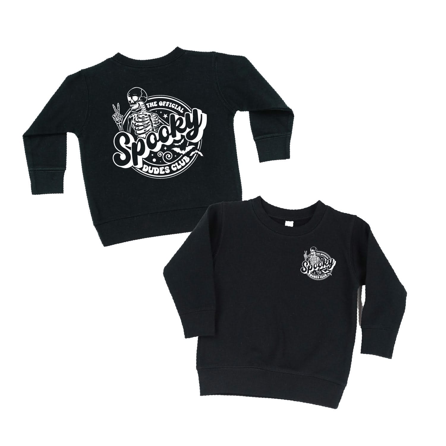 The Official Spooky ______ Club - (Choose Your Club) - Child Sweater Little Mama Shirt Shop
