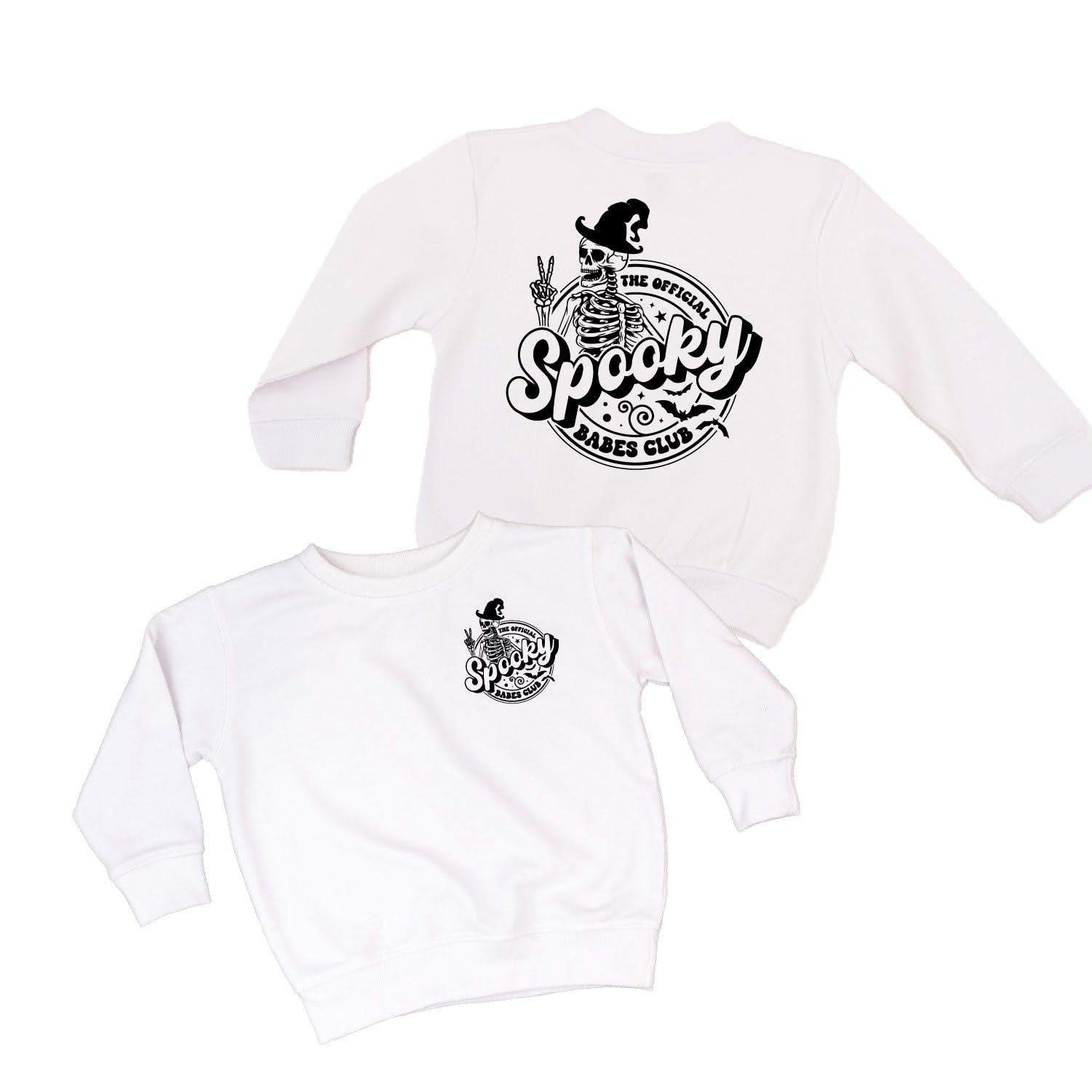 The Official Spooky ______ Club - (Choose Your Club) - Child Sweater Little Mama Shirt Shop