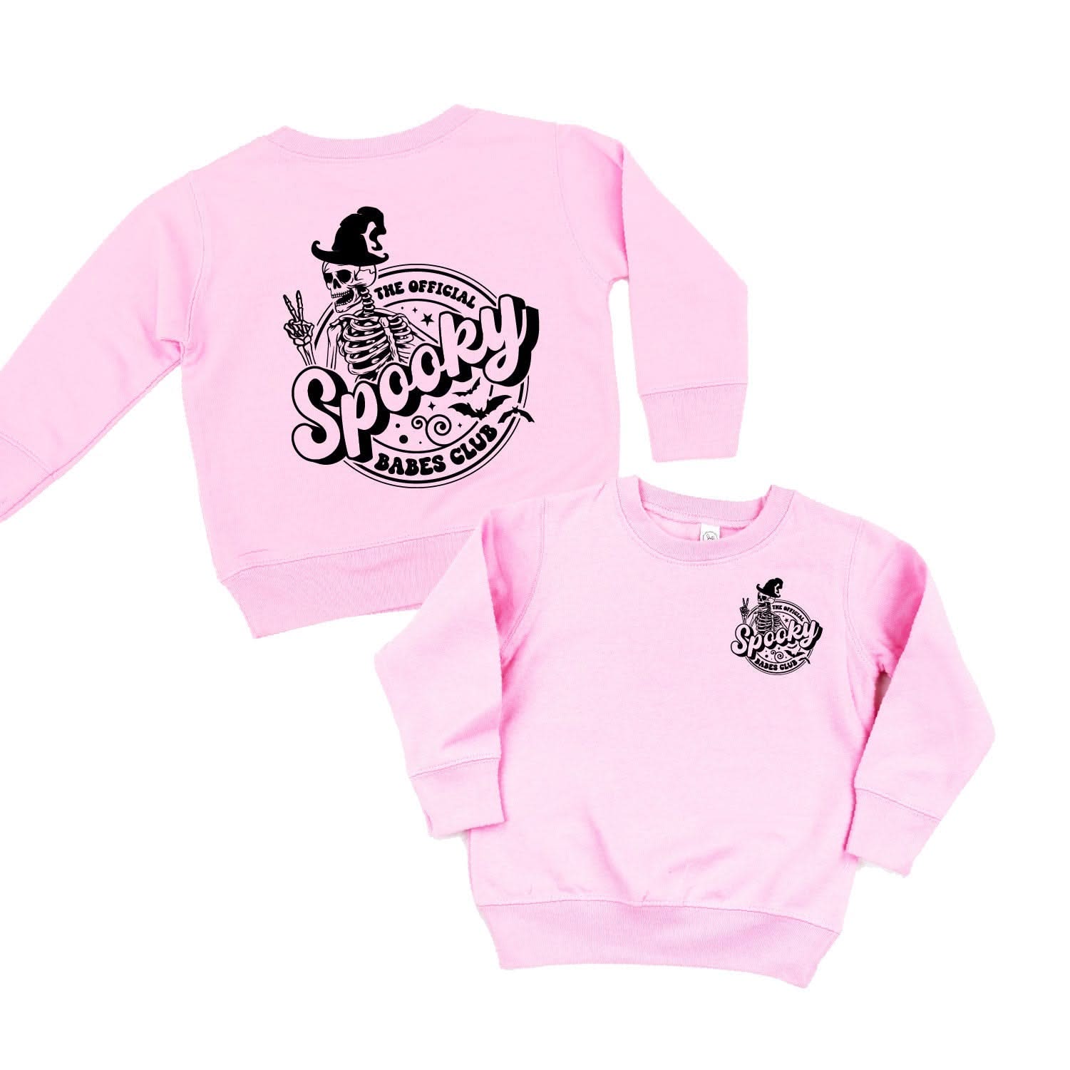 The Official Spooky ______ Club - (Choose Your Club) - Child Sweater Little Mama Shirt Shop
