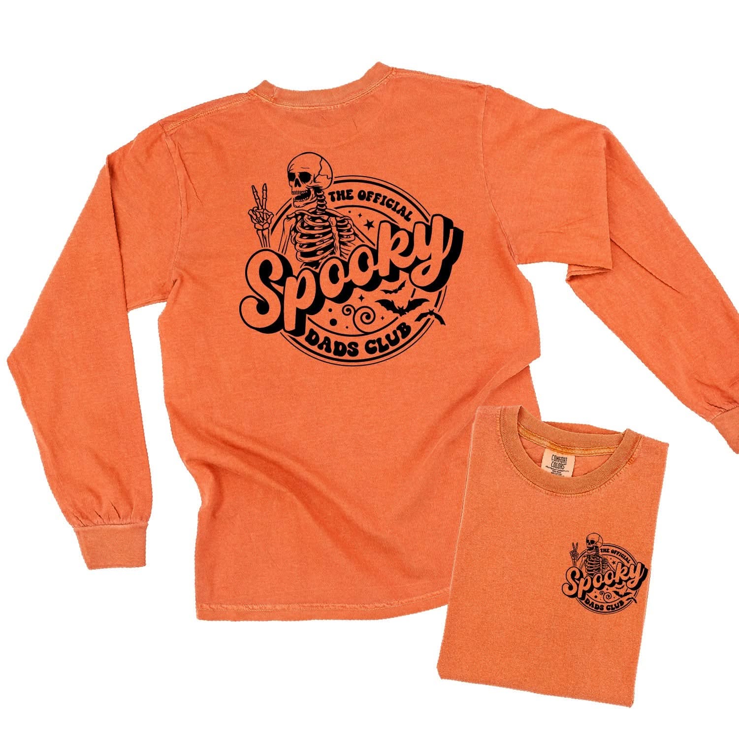 The Official Spooky ______ Club - (Choose Your Club) - Long Sleeve Comfort Colors Tee Little Mama Shirt Shop