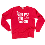 Oh Fudge - LONG SLEEVE Comfort Colors Tee Little Mama Shirt Shop
