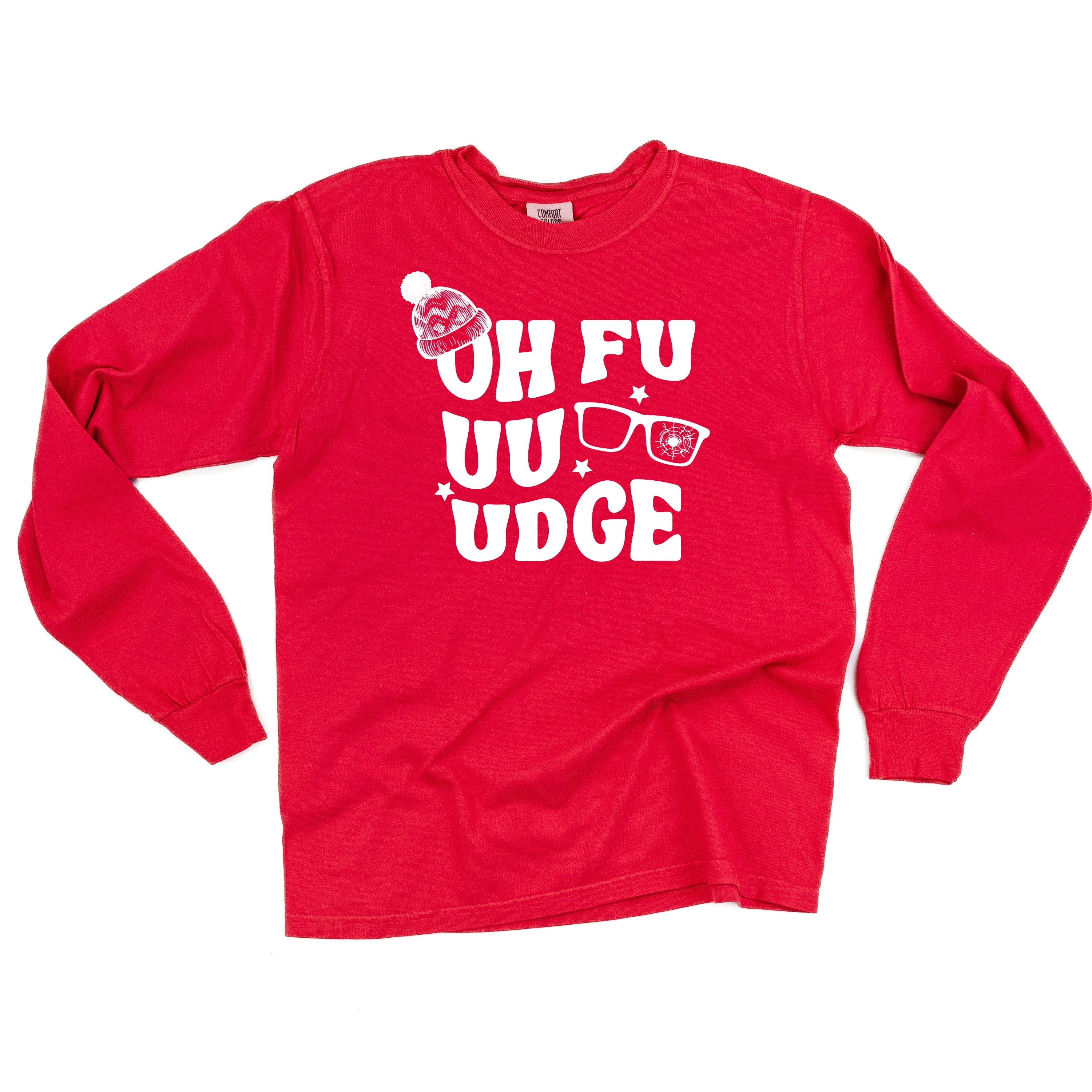 Oh Fudge - LONG SLEEVE Comfort Colors Tee Little Mama Shirt Shop