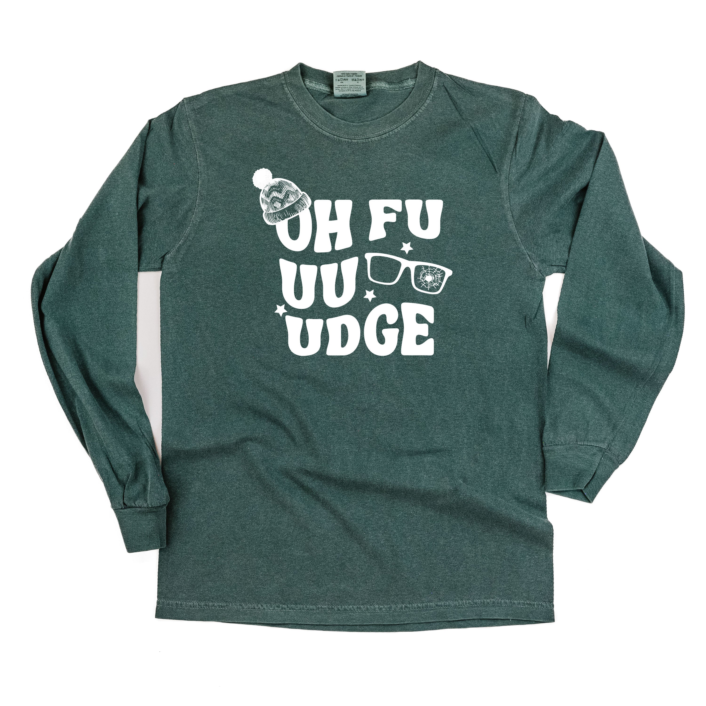 Oh Fudge - LONG SLEEVE Comfort Colors Tee Little Mama Shirt Shop