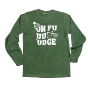 Oh Fudge - LONG SLEEVE Comfort Colors Tee Little Mama Shirt Shop