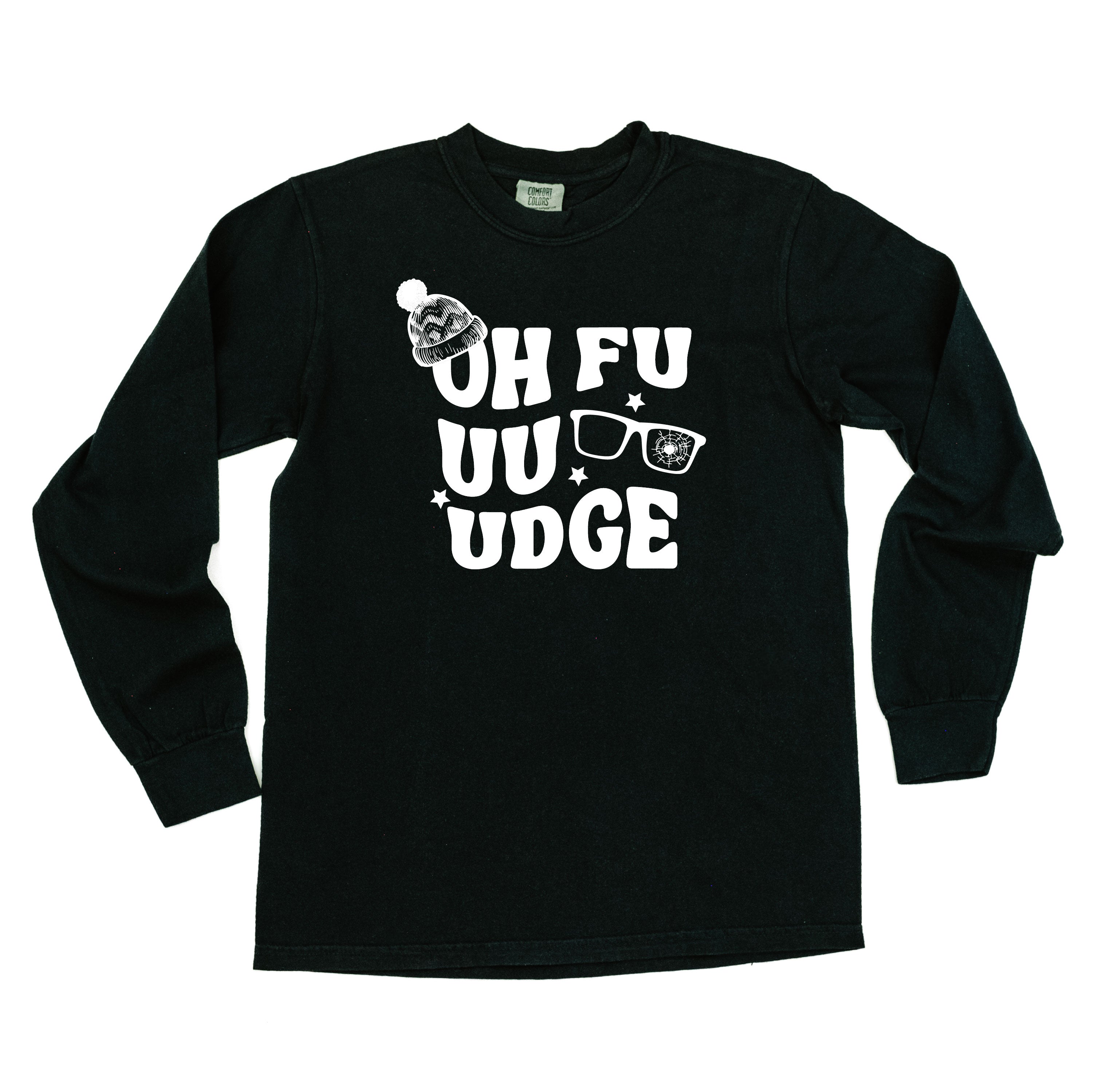 Oh Fudge - LONG SLEEVE Comfort Colors Tee Little Mama Shirt Shop
