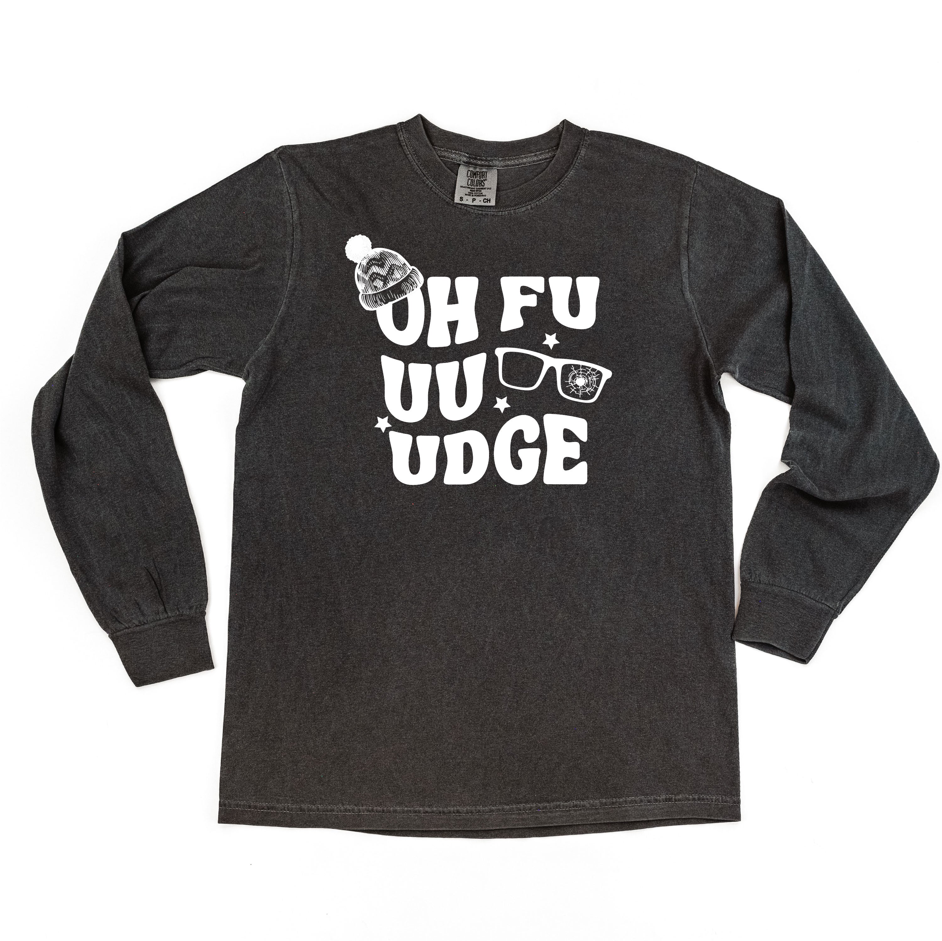 Oh Fudge - LONG SLEEVE Comfort Colors Tee Little Mama Shirt Shop