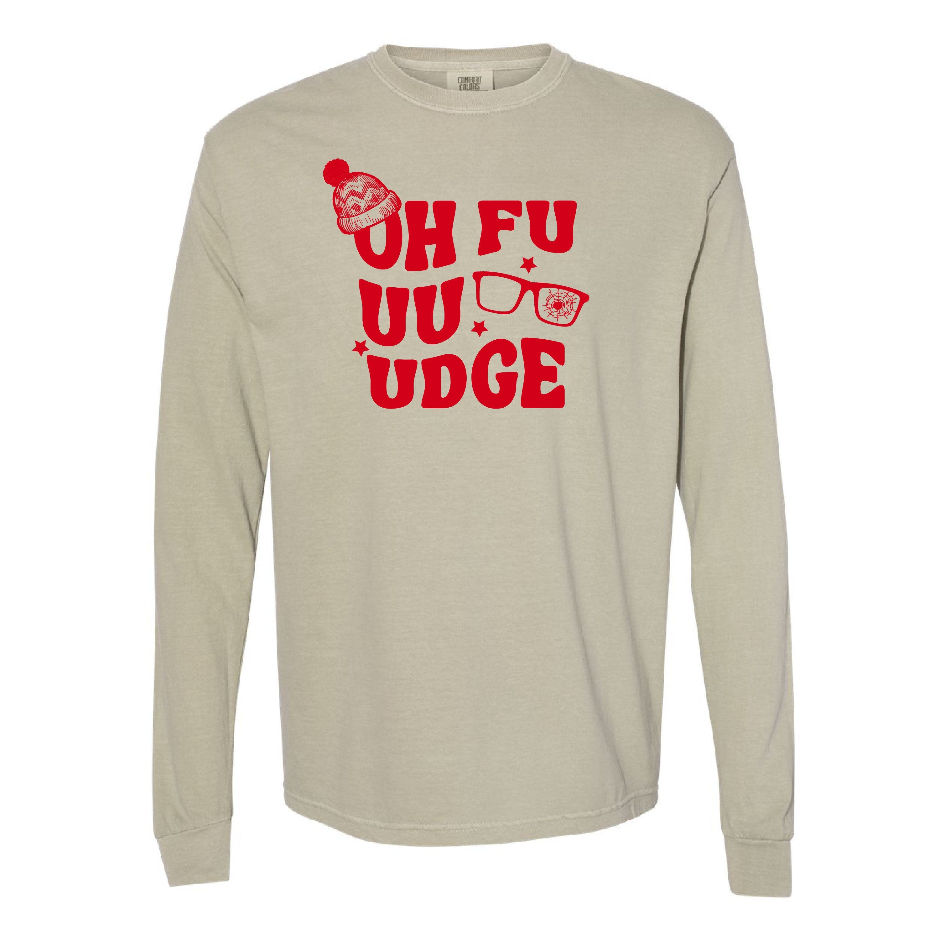 Oh Fudge - LONG SLEEVE Comfort Colors Tee Little Mama Shirt Shop