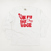 Oh Fudge - LONG SLEEVE Comfort Colors Tee Little Mama Shirt Shop