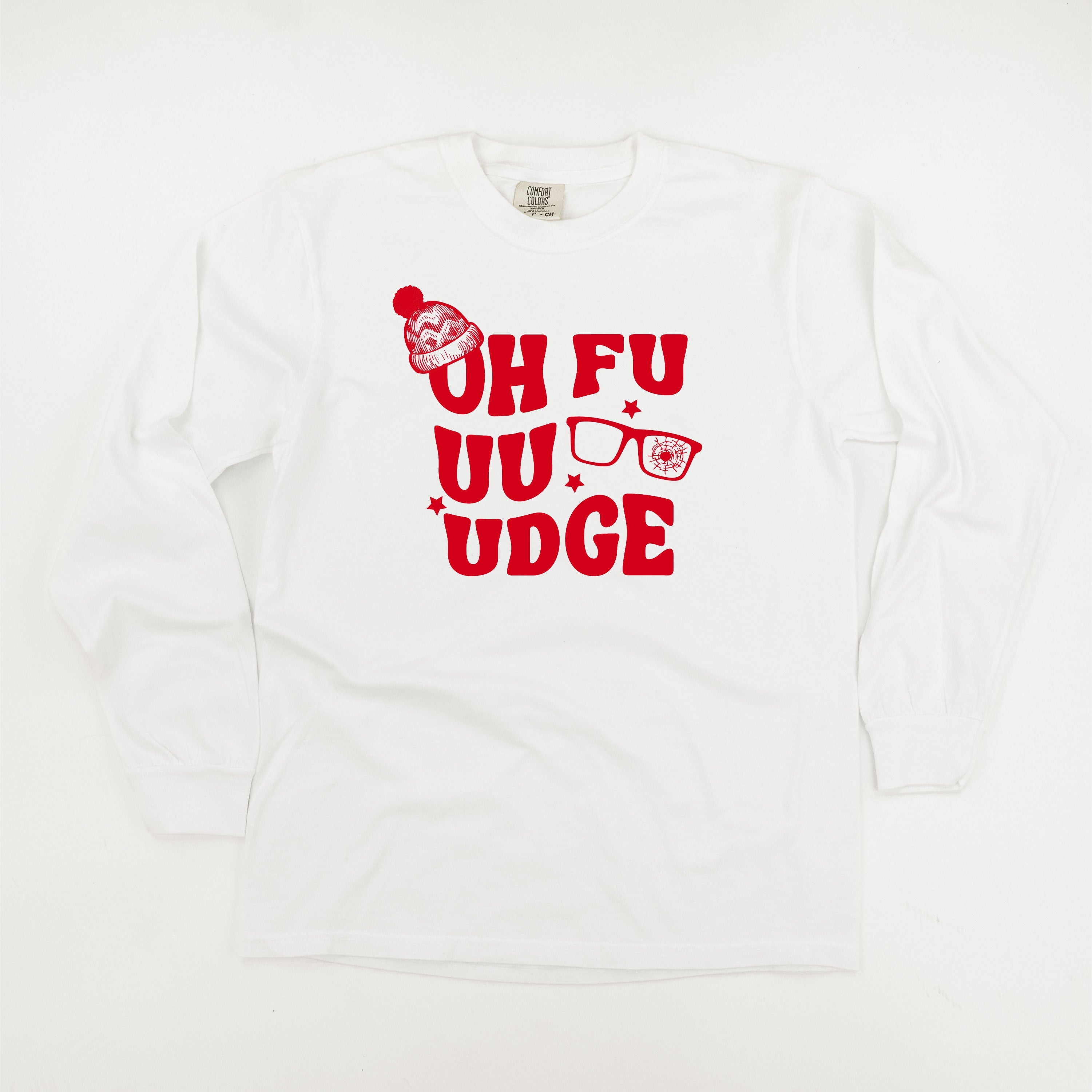 Oh Fudge - LONG SLEEVE Comfort Colors Tee Little Mama Shirt Shop